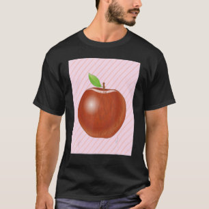 Camiseta Apple Fruta Comida Vegan Vitaminas Fruta Apple