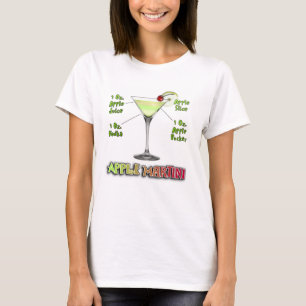 Camiseta Apple Martini Cocktail recebe arte
