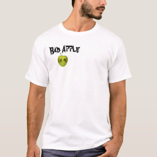 Camiseta Apple mau (branco)