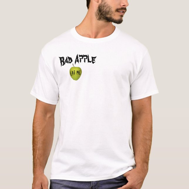 Camiseta Apple mau (branco) (Frente)