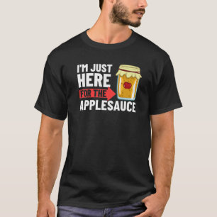Camiseta Apple Molho-Maçã-Maçã-Maçã Receita Caldo-Ma