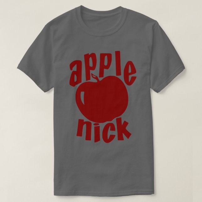 Camiseta Apple Nick Vintage Soda Boné (Frente do Design)