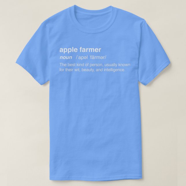 Camiseta Apple Orchard Engraçado Fazenda (Frente do Design)