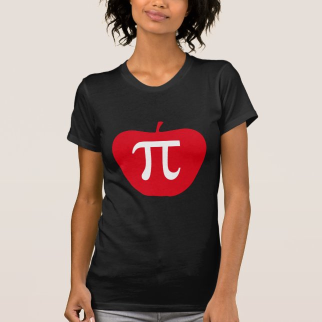 Camiseta Apple Pi, torta de Apple (Frente)