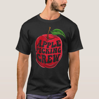 Camiseta Apple Picting Crew Kids Men Mulheres Caiam Em Orca