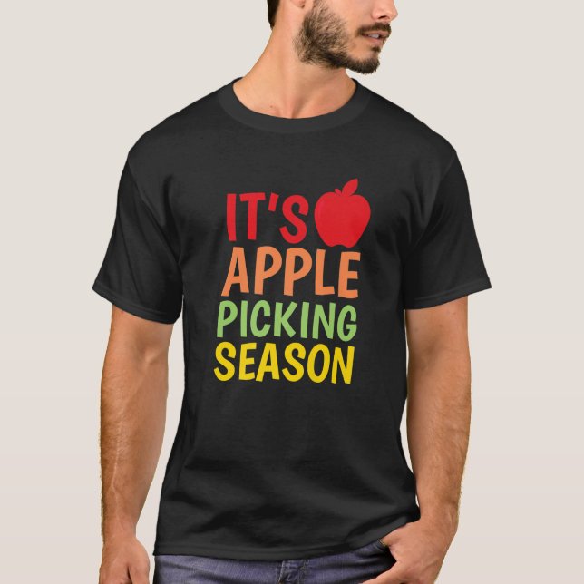 Camiseta Apple Picting Season Inspirou Apple Picting Relate (Frente)