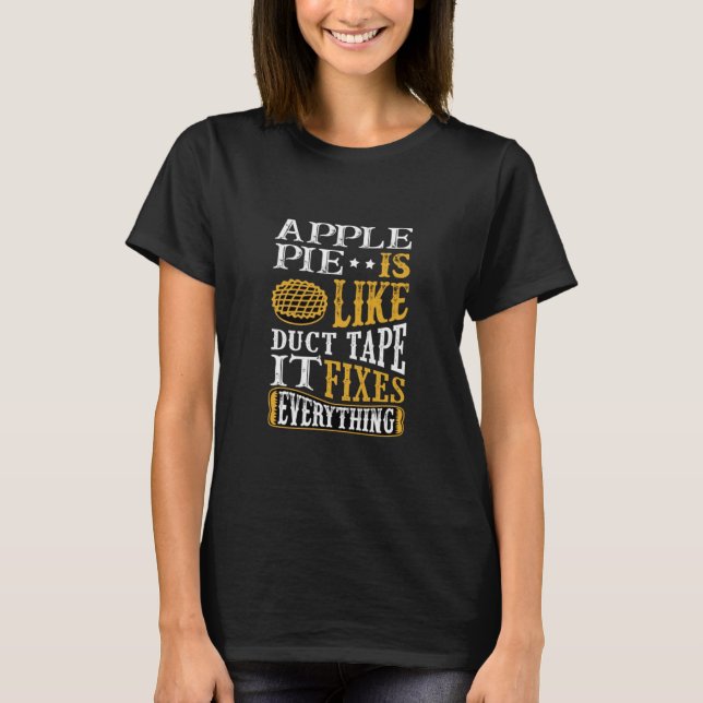 Camiseta Apple Pie conserta tudo (Frente)