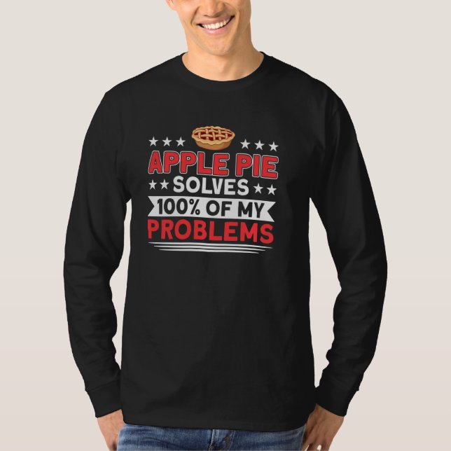 Camiseta Apple Pie Resolve 100 Dos Meus Problemas Com O Ass (Frente)