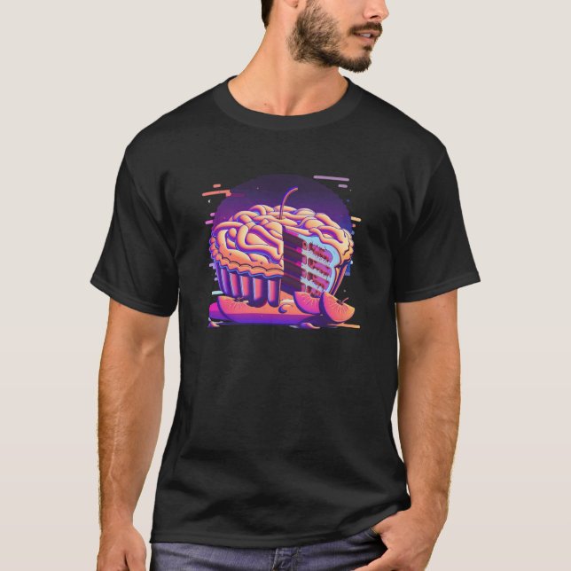 Camiseta Apple Pie Synthwave 80s Retrowave Aesthetic (Frente)