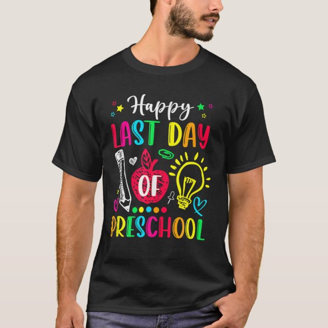 Camiseta Apple Preschocoler Boy Happy Day (Frente)