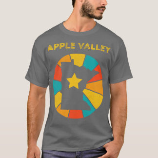 Camiseta Apple Valley Minnesota Vintage aflita Souvenir