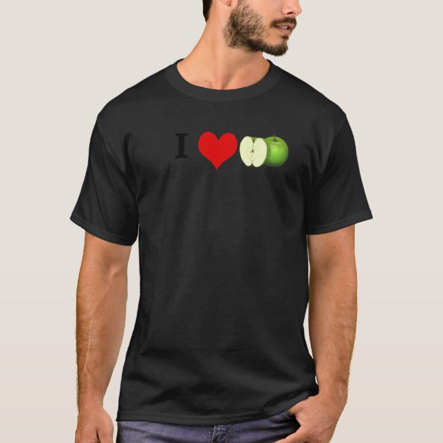 Camiseta Apple Verde azeda (Frente)