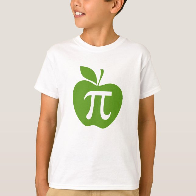 Camiseta Apple verde Pi (Frente)