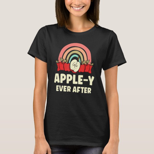 Camiseta Apple y Ever Após Apple Picker Fruta (Frente)