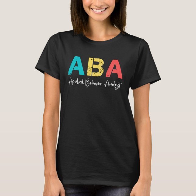 Camiseta Applied behavior analyst (Frente)