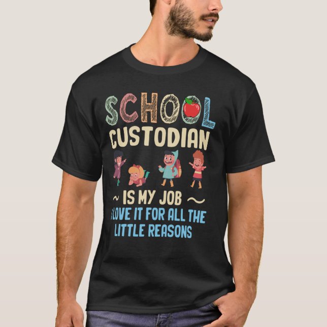 Camiseta Apprecia de Limpeza do Guardião Escolar (Frente)