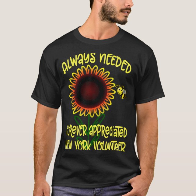 Camiseta Appreciation New York Always Needed Volunteer Reco (Frente)