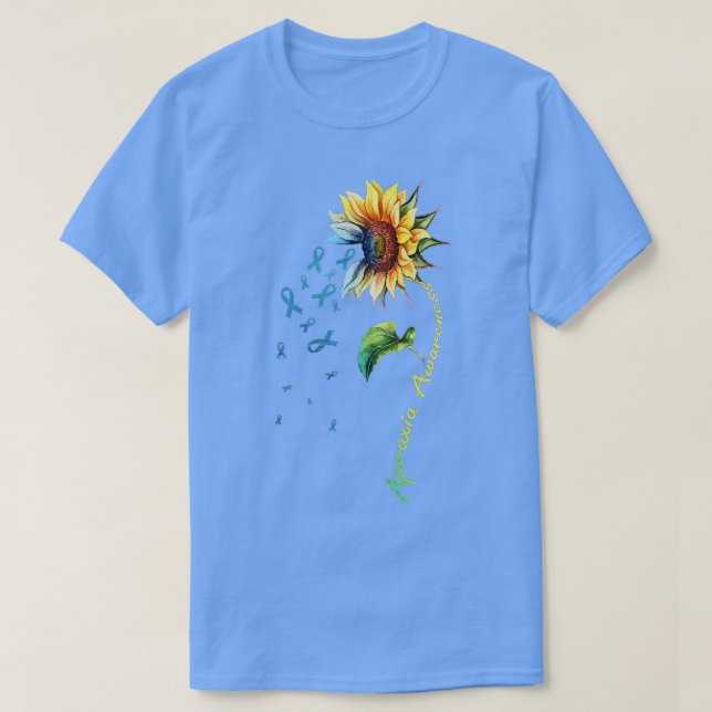Camiseta Apraxia Consciência Girassol (Frente do Design)