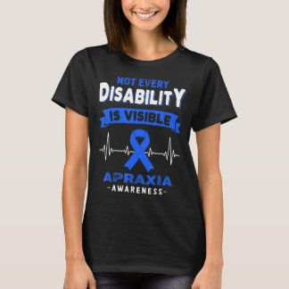 Camiseta Apraxia Sensibilização Nem Todas As Deficiências S