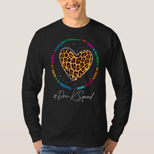 Camiseta Apreciação Admin da Escola Pré-K de Professores (Frente)
