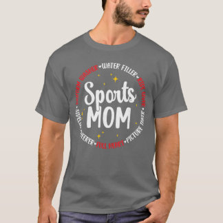 Camiseta Apreciação da Mãe de Esportes Mãe Esportiva Mãe de