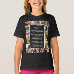 Camiseta Apreciação da mamãe Dia das Mães Colagem de 22 F