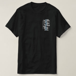 Camiseta Apreciação da Polícia de Sinalizador de políci