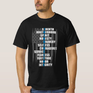 Camiseta Apreciação da Polícia de Sinalizador de polícia