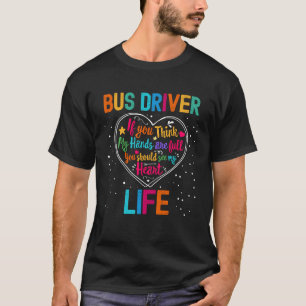 Camiseta Apreciação da vida do motorista de barramento sema