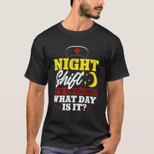 Camiseta Apreciação de Enfermeira Durante Desvio Noturno da