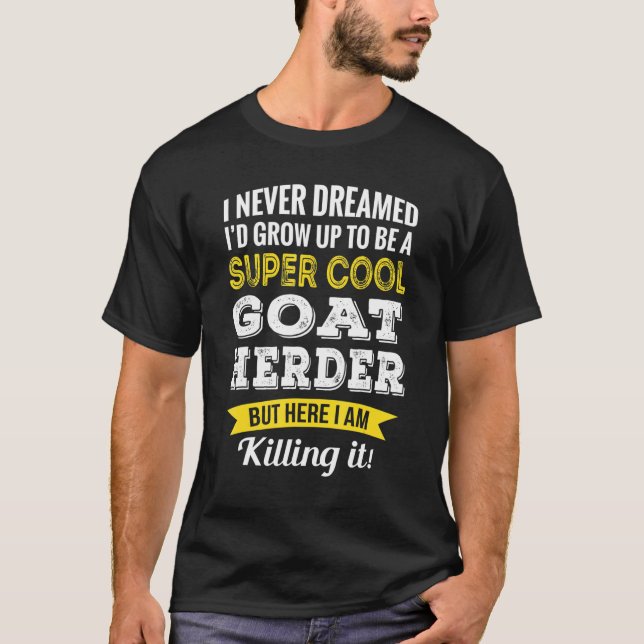 Camiseta Apreciação de Goat Herder (Frente)