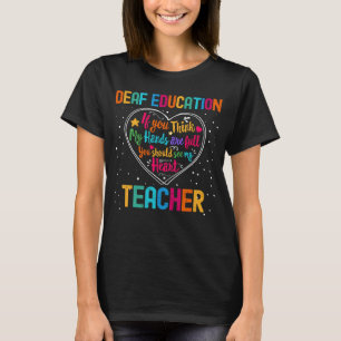 Camiseta Apreciação de Professores de Educação em Deficient