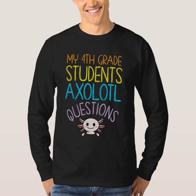 Camiseta Apreciação de Professores do 4º ano nas perguntas  (Frente)