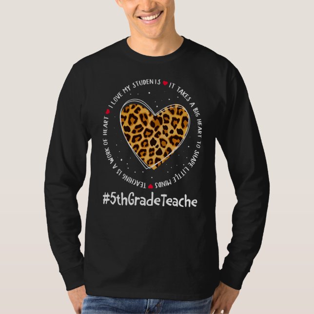 Camiseta Apreciação do Admin do Professor de 5 Grau Voltar  (Frente)