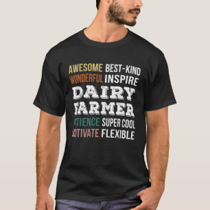 Camiseta Apreciação do Agricultor Leiteiro