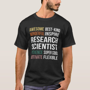 Camiseta Apreciação do Cientista de Pesquisa