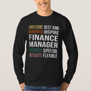 Camiseta Apreciação do Gerente Financeiro