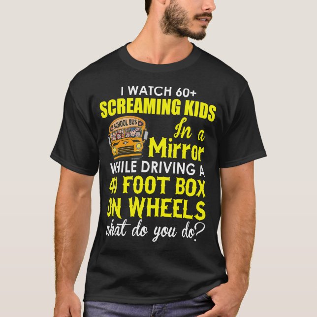 Camiseta Apreciação do Motorista de Ônibus Escolar (Frente)