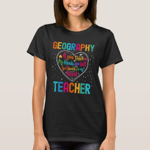 Camiseta Apreciação do professor de Geografia Semana de Vol