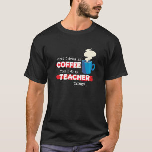 Camiseta Apreciação do Professor e Café