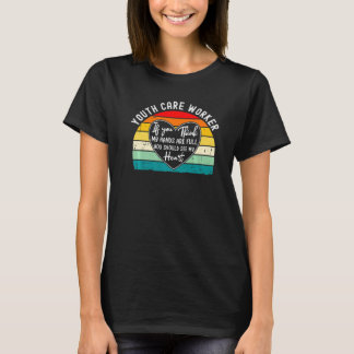 Camiseta Apreciação Do Trabalhador De Cuidados De Juventude