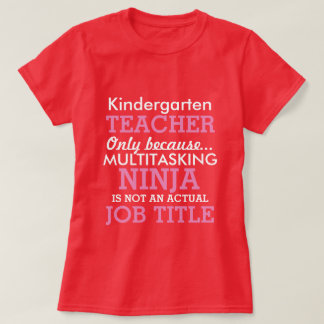 Camiseta Apreciação engraçada do professor do jardim de