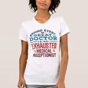 Camiseta Apreciação Médica Recepcionista Esgotada