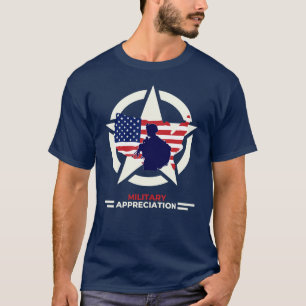 Camiseta Apreciação militar dos EUA