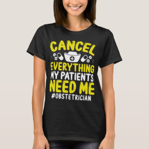Camiseta Apreciação Obstetrícia Médico Obstetrícia Inf