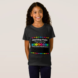 Camiseta Apreciação Personalizada do Professor