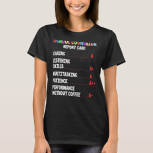 Camiseta Apreciação Vibrante do Cartão de Conselheiro Escol