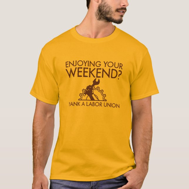 Camiseta Apreciando seu fim de semana (Frente)