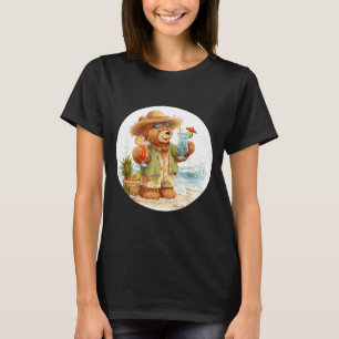 Camiseta Apreciando Ursinho com Coquetéis de Praia para