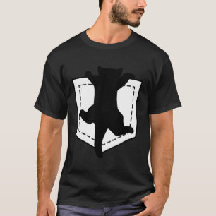 Camiseta Apreciar Gato de Bolso Sarcástico Engraçado Novida